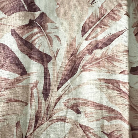 House of Harlow 1960 Linen Palm Print Midi Dress Size Small - Picture 8 of 9